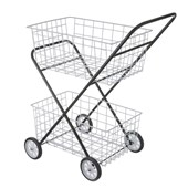 LTW Laundry Jeep 2 Basket Trolley