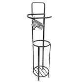 LTW Toilet Roll Holder  Caddy Black Onyx