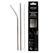 Versa Stainless Steel Set with Straw Brush