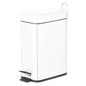 LTW Rectangular Bin With Soft Close 5L White