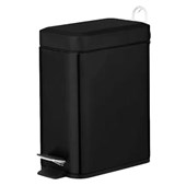 LTW Rectangular Bin With Soft Close 5L Black