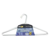 LTW Adults Plastic Hanger Set Of 5 White