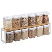 LTW 70cm Narrow Bamboo Shelf Organiser